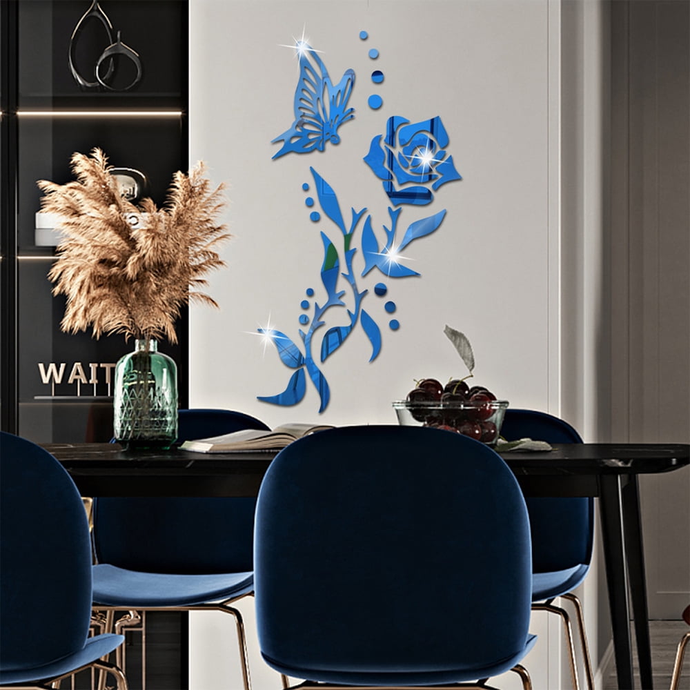 CUH Removable Home Decor DIY Decals 3D Bathroom Peel And Stick Wall