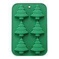 thumbnail image 2 of Christmas Tree Cake Pan 9*7IN(6PC) Christmas Tree Silicone Baking Molds Non Stick Pie Mould Bakeware Tray for Holiday Parties Baking Mousse Muffin Chocolate Fondant Sweets, 2 of 6