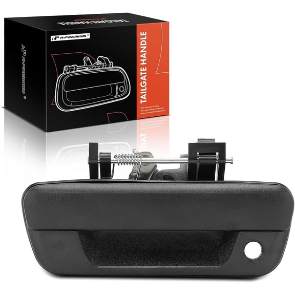 A-Premium Tailgate Handle Liftgate Latch Handle Compatible with Chevrolet Colorado 2004-2012 & GMC Canyon 2004-2012 & Isuzu i-280 i-350 2006 i-290 i-370 2007-2008 Textured Black