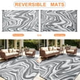 thumbnail image 3 of Kzaei Waterproof Outdoor Rug, 5'x8' Reversible Plastic Camping Area Rugs, Gray, 3 of 7
