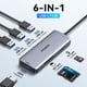 thumbnail image 2 of Adaptador USB C Hub HODO 6 en 1 con HDMI 4K, USB 3.0, SD/TF para MacBook, 2 of 7