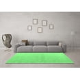 thumbnail image 3 of Ahgly Company Machine Washable Indoor Rectangle Solid Emerald Green Modern Area Rugs, 8' x 12', 3 of 4