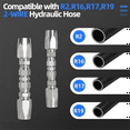 thumbnail image 4 of 4PCS Reusable Hydraulic Hose Fittings Repair Kit,Hydraulic Hose, 4 of 5