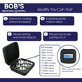 thumbnail image 2 of BISupply Ceramic Bit Set - 10pc Steel Diamond Bit Hole Saw Kit From 1/4in to 2in, 2 of 6