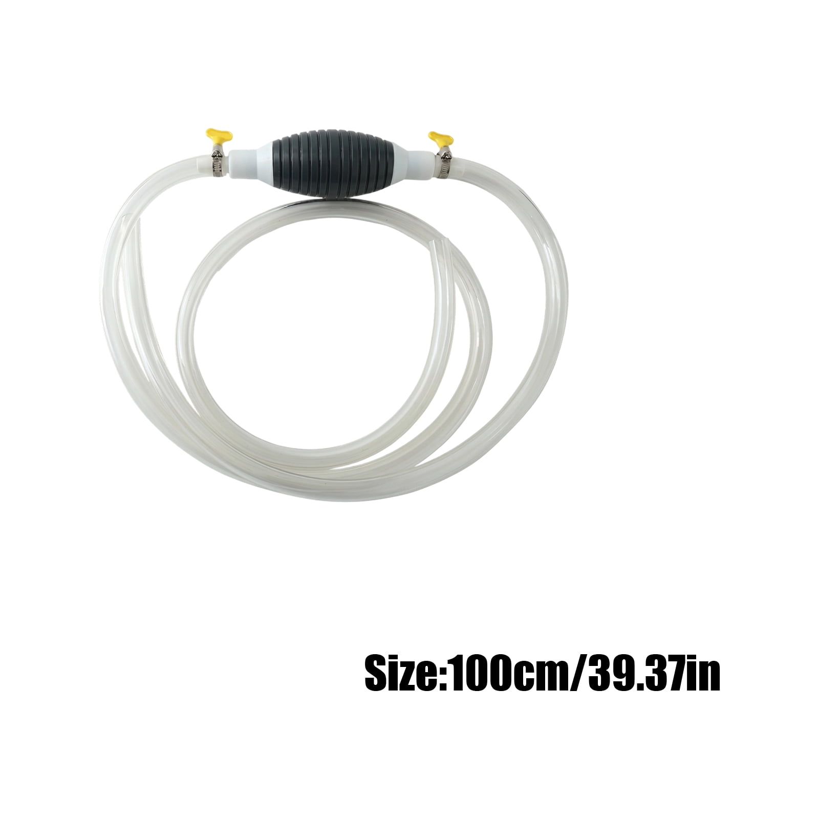 Multifunctional Liquid Siphon Pump, Hand Fuel Transfer Pump, Manual Fluid Extractor, Large Diameter Siphon Pump(With 3.2 ft Hose)