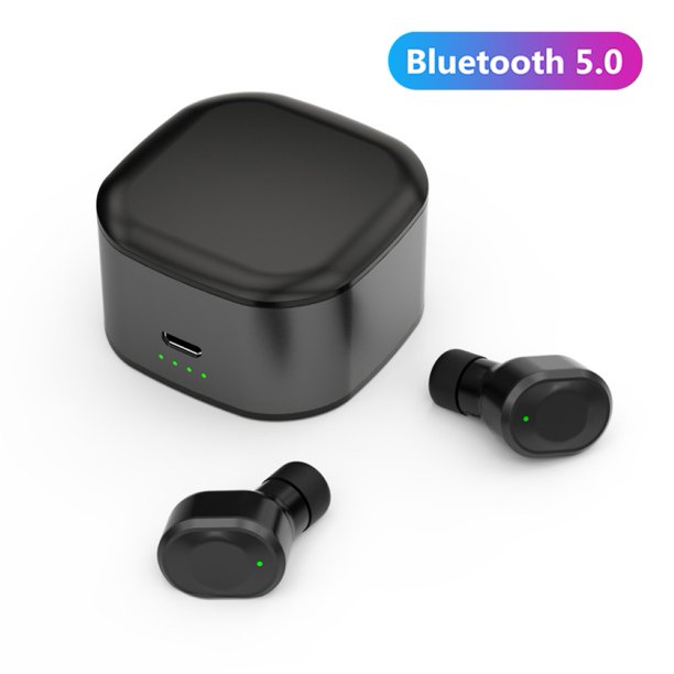 Gwong Electrónica TWS True Wireless Bluetooth-Compatible con Bluetooth 5.0 Mini Auriculares Auriculares Auriculares Estéreo Música Auriculares