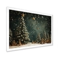 thumbnail image 2 of Designart "Evergreen Elegance Christmas Pine Decor" Floral Framed Wall Art Decor - Traditional Green Tree Pine Entryway Framed Wall Art Print, 2 of 6