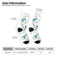 thumbnail image 2 of Logiee Scarf Bear Print Adult Socks for Men & Women,Calf Socks, Ankle Socks,Boots Socks,Breathable Casual Sock,Unisex Crew Socks, 2 of 6