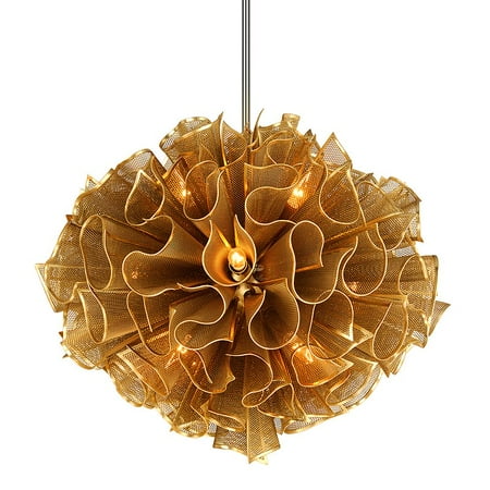 

Corbett Pulse 12-Lt Pendant - Gold Leaf - 218-412