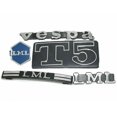 thumbnail image 2 of VESPA LML T5 Leg shield Cowl Horn Casting Emblem Badge Kit, 2 of 5