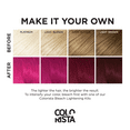 thumbnail image 3 of L'Oreal Paris Colorista Semi-Permanent Hair Color, Metallic Pink, 1 Kit, Bold Hair, 3 of 7