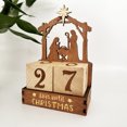 thumbnail image 3 of Wooden Decorations DIY Wooden Ornaments Calendar Countdown Home Decoration Gifts, 3 of 5