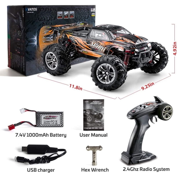 ホビーラジコン Monster truck Blue RC Monster Truck - Toy RC racers for retailers - Walmart