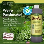 SCD Bio Ag, 1 Liter Microbial Inoculant, Natural Fertilizer and Probiotic Soil Amendment