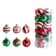 thumbnail image 2 of 30 bolas colgantes navideñas para porche, decoraciones navideñas, fáciles de colgar Rojo Verde Blanco, 2 of 9