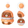 thumbnail image 2 of Mini ventilador de cuello sin aspas USB Ventilador de refrigeración portátil con forma de animal de 3 velocidades (oso) Sywqhk Libre de BPA, 2 of 5
