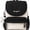 Black, variant on Sunyuer Women Kawaii Flap Ita Backpack, Large Capacity Clear Front Pocket Backpack with Star Charm, Lightweight Nylon Casual Daypack for School Travel