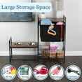 thumbnail image 6 of PETMAKER Elevated Dog Bowl Stand with Storage, Toy Bin Basket, and Bowls, 6 of 7