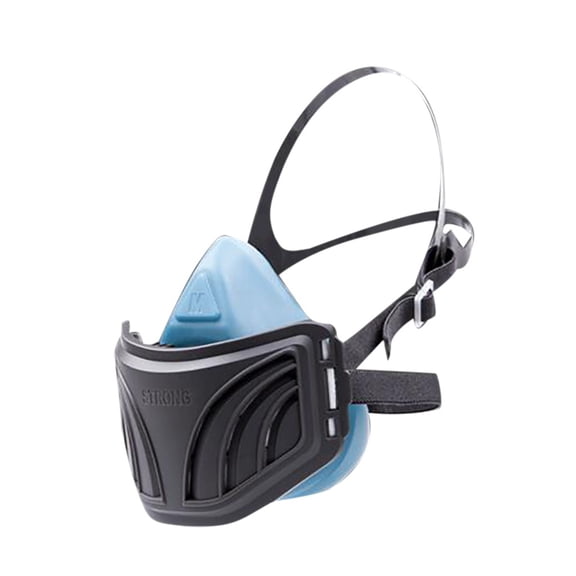 Full-Face Respirator Mask - Reusable Chemical Gas Mask with Activated Carbon Filter for Paint, Dust, and Fumes Protection