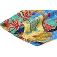 thumbnail image 6 of HAPPY BAY Men's Summer Beach Tropical Party Shirts Short Sleeve Button Down Hawaiian Shirt for Men XL Autumn Green, Dolphin Turtle, 6 of 6
