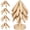 Beech, variant on Wooden Tree Trivets Set of 4 with Stand, Foldable Stackable Wood Cup Coasters for Drinks & Hot Dishes, Heat Resistant Hot Pads for Hot Pot Pan Plate, Christmas Modern Kitchen Decor