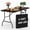 Black, variant on HaiNova 5ft Folding Table, Portable Heavy Duty Picnic Table with Portable Handle, Durable, Suitable for Dinner, Wedding, Camping, White.