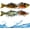B Set, variant on Bionic Swimming Lure with Propeller Tail, Multi Jointed Fishing Lure, Slow Sinking Swimbait Lure, Rattling Fishing Lure, Freshwater Bass Pike Fishing Lure with Hooks