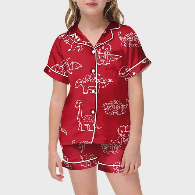 WEAIXIMIUNG Ensemble de Vêtements d'Intérieur pour Enfant Bricolage Peint à la Main Ensembles de Pyjama à Colorier pour et Fille Peuvent Jouer avec et Porter 130
