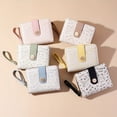 thumbnail image 2 of Kawaii Cat Pattern Short Wallet, Clutch Sweet Coin Purse, Mini Women's Credit Card Purse, 2 of 6