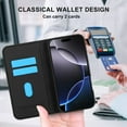 thumbnail image 6 of PU Leather Flip Window Support Wireless Charging Case for Apple iPhone 12 13 14 15 16 Pro Max 12Mini 13Mini 14Plus 15Plus 16Plus, 6 of 11