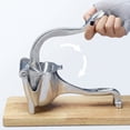 thumbnail image 3 of Heavy Duty Manual Fruit Juicer Press, 2026 New Hand Press Citrus Squeezer With Large Capacity Bowl, Detachable Aluminum Alloy Juice Extractor for Oranges Lemons and Other Fruits(600g), 3 of 8