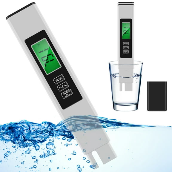Water Quality Tester Accurate TDS Water Meter Fast and Easy Water Test Meter Digital Water Tester Multifunctional Meter TDS Water Tester for Drinking Hydroponics Aquarium