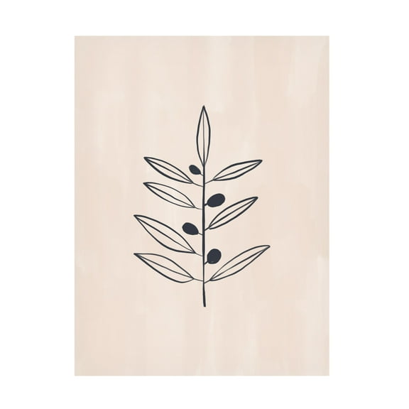 Trademark Fine Art Ivy Green Illustrations Olive Branche Canvas Wall Art