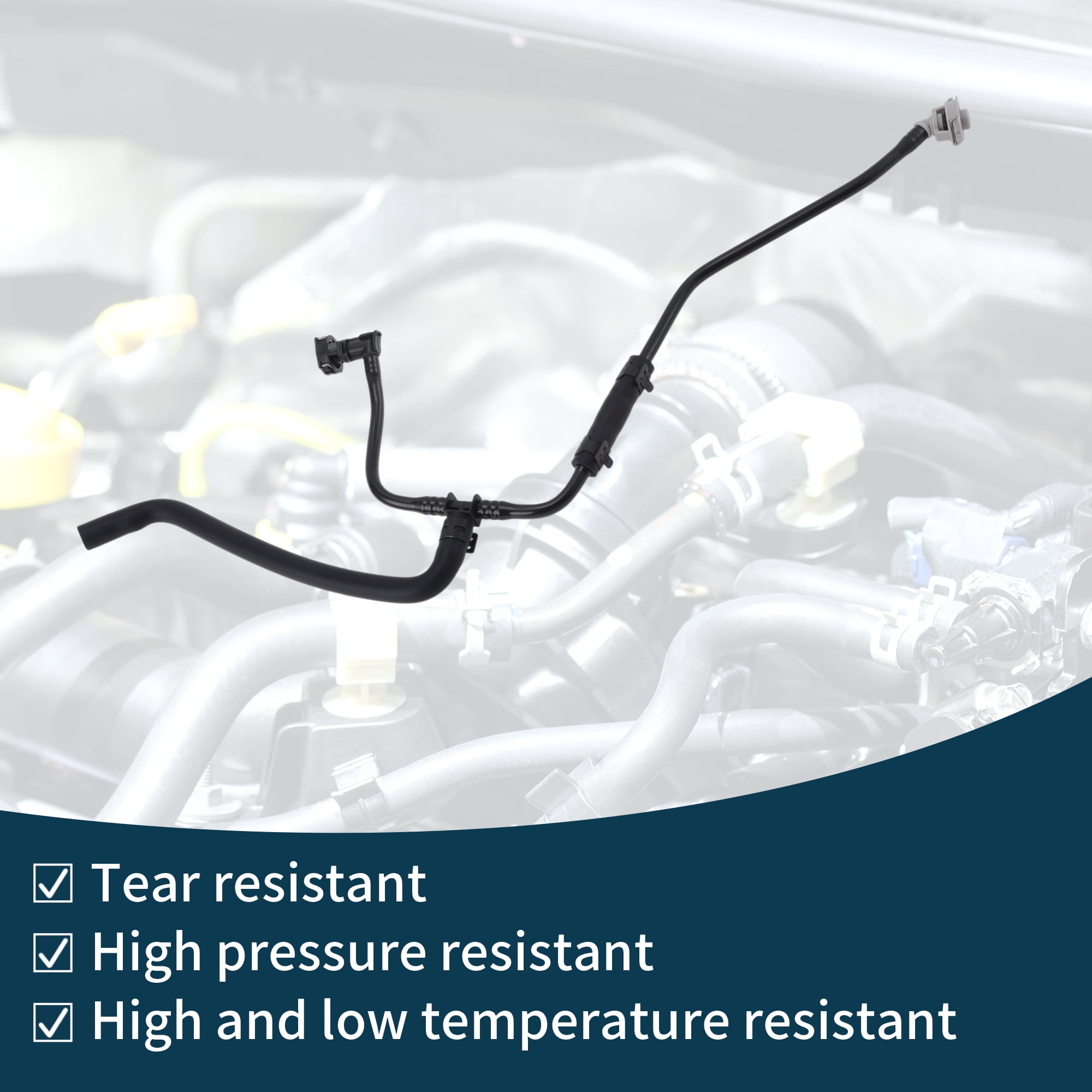 Unique Bargains Durable Radiator Hose for Audi A6 2.0L 2016-2018 No.4G0121081EP Plastic