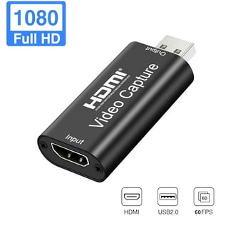 Famelof USB 2.0 Carte de capture vidéo AV S Adaptateur convertisseur RCA  pour DV/Hi8/VHS TV DVD 