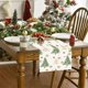 thumbnail image 4 of pstuiky Camino de mesa navideño de 33 x 183 cm para decoración de cocina, cena, Navidad, cumpleaños, fiestas y hogar., 4 of 6