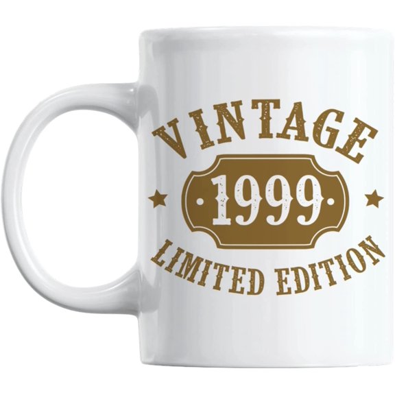Vintage 1999 feat. a Classic Number Plate, Birth Year Coffee & Tea Mug (11oz)