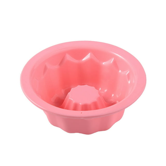 Injueey Mini molde antiadherente para hornear de silicona estriado, resistente al calor, calabaza, postre, magdalenas, revestimientos para el Herramientas y accesorios para hornear Rosa Injueey HA082889-03