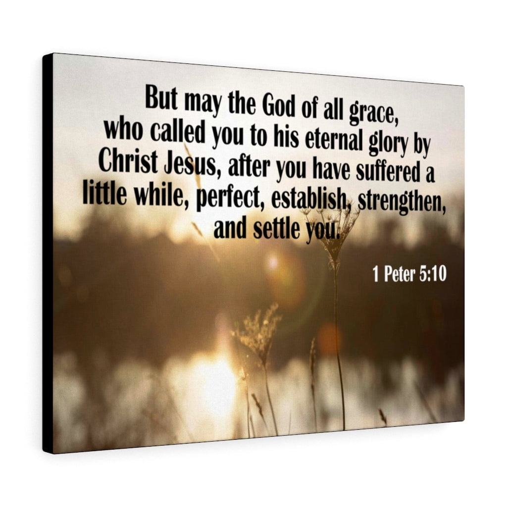Scripture Walls God Of All Grace 1 Peter 5 10 Bible Verse Canvas