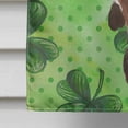 thumbnail image 4 of Black and Tan Dachshund St. Patrick's Flag Canvas House Size BB9545CHF, 4 of 4