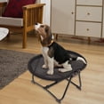 thumbnail image 1 of Cama elevada para mascotas, accesorio multifuncional para exteriores e interiores, cómoda estructura de metal, mueble plegable portátil, suministros Malla, 1 of 8