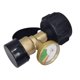 thumbnail image 1 of Adaptador de tanques de propano QCC con detector de fugas de calibre Propano universal, 1 of 7