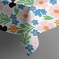 thumbnail image 4 of Pioneer Flower Floral Print Pattern Rectangle Tablecloth 60"x120", Waterproof Polyester Table Cloth, Wipeable Spillproof for Dining Camping Indoor Outdoor, 4 of 6