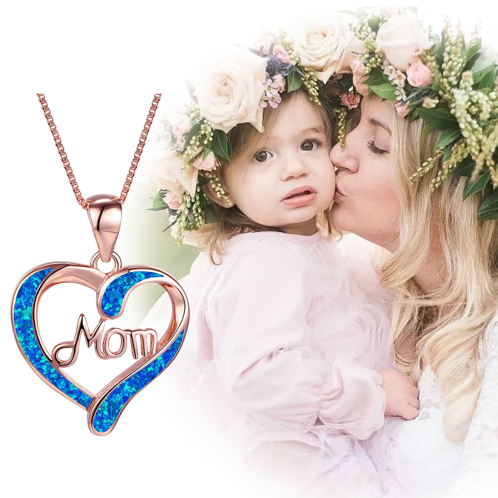 Sapphire mom necklace deals