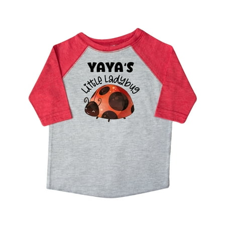 

Inktastic Yaya s Little Ladybug Gift Toddler Boy or Toddler Girl T-Shirt