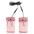 thumbnail image 2 of Guantes con calefacción de invierno Biking Cálido Mittens USB Indoor al aire libre Tamaño sin aislado térmico Suministros para el hogar Pink, 1 par Advancent HA011726-01, 2 of 7