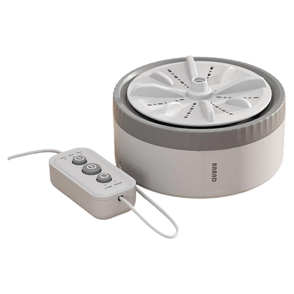 uvwlwu Turbine Mini Portable Washing Machine For Travel Home Use Smart Laundry Appliance Plug In Operation(Grey)