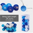 thumbnail image 2 of Laklulu Lifestyle Lámpara de Cadena de Bolas de algodón, lámpara de Hada de Bolas de algodón alimentada por USB de 3M/20 LED, Adecuada para Dormitorio, Fiesta, Interior, Boda, decoración navideña, 2 of 5
