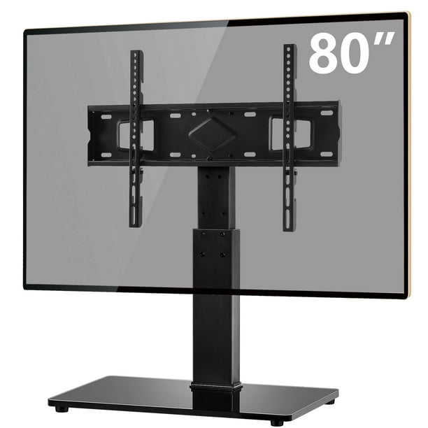 Rfiver Tabletop TV Stand Base for TVs up to 80" Height Adjustable with