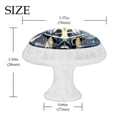 thumbnail image 4 of HemaKayy 4 Pack 1.37" Decorative Cabinet Knobs - Elegant ABS Glass Handles for Home Furniture Decor - Dresser Drawer Door Pulls - Perfect for Kitchen Bedroom - Animal Pet Dog, 4 of 8